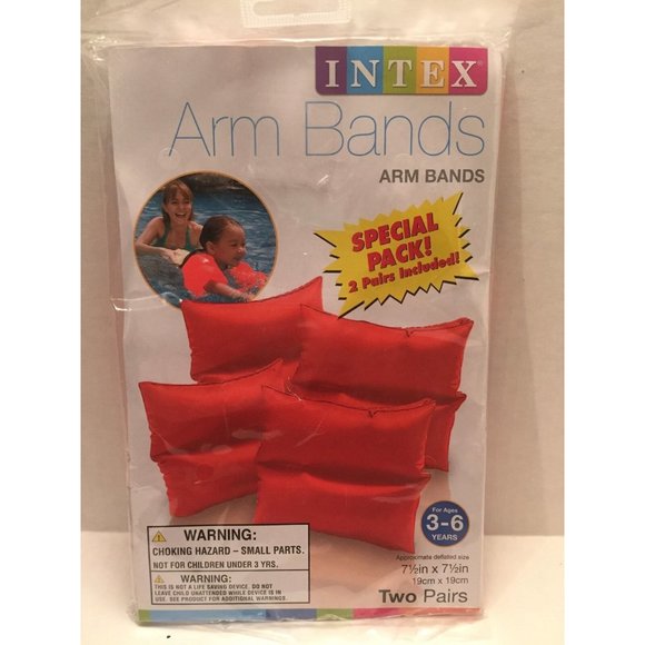 2 INTEX Swim Rings & Arm Bands Double Packs Kids Inflatable Tubes Floaties NEW - Picture 5 of 8